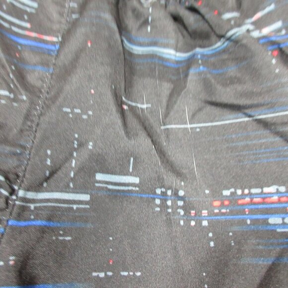 adidas womens black blue gray red lines Energy Climalite running shorts XS - Picture 2 of 5